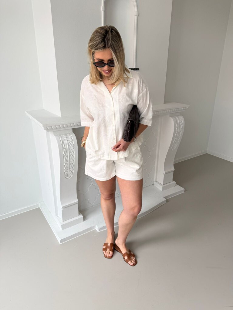 Alia structured short ecru