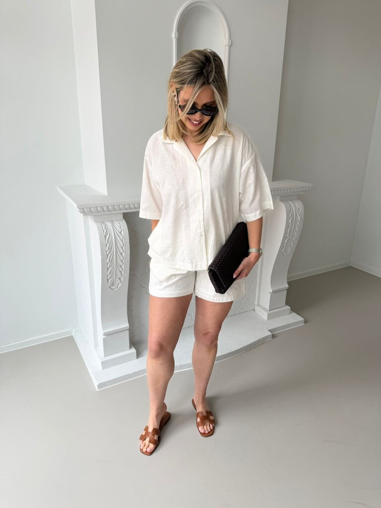 Alia structured short ecru