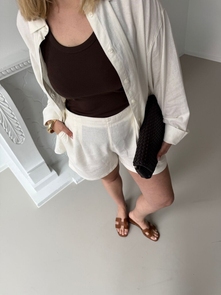 Frida u-neck top chocolate martini