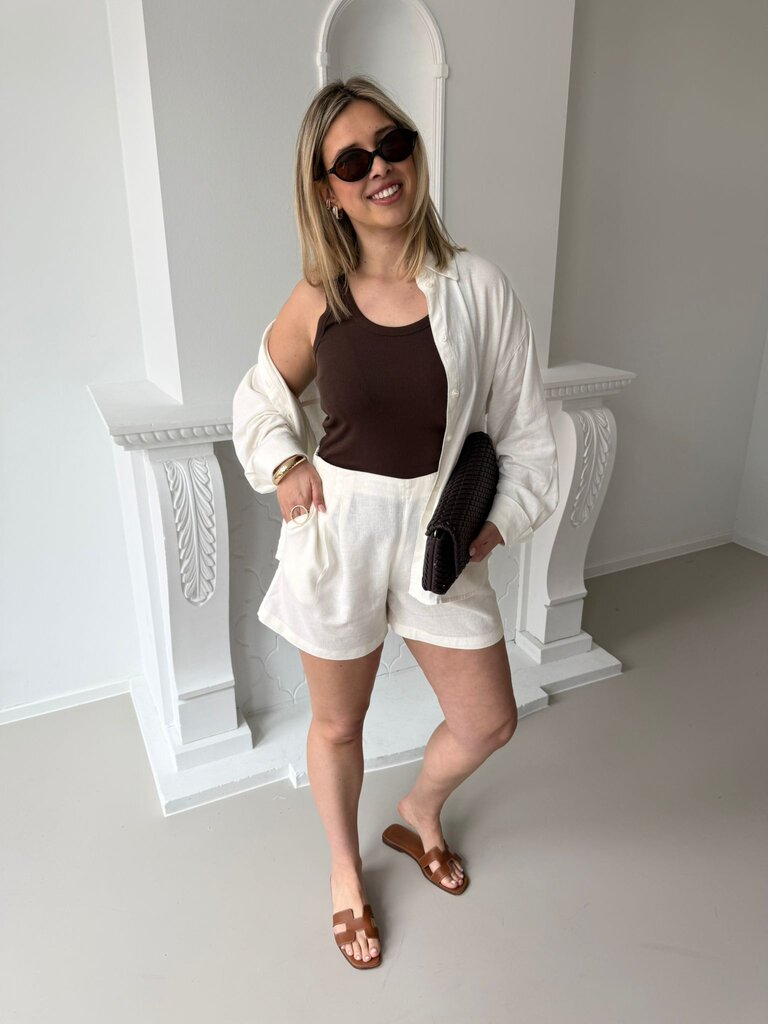 Frida u-neck top chocolate martini