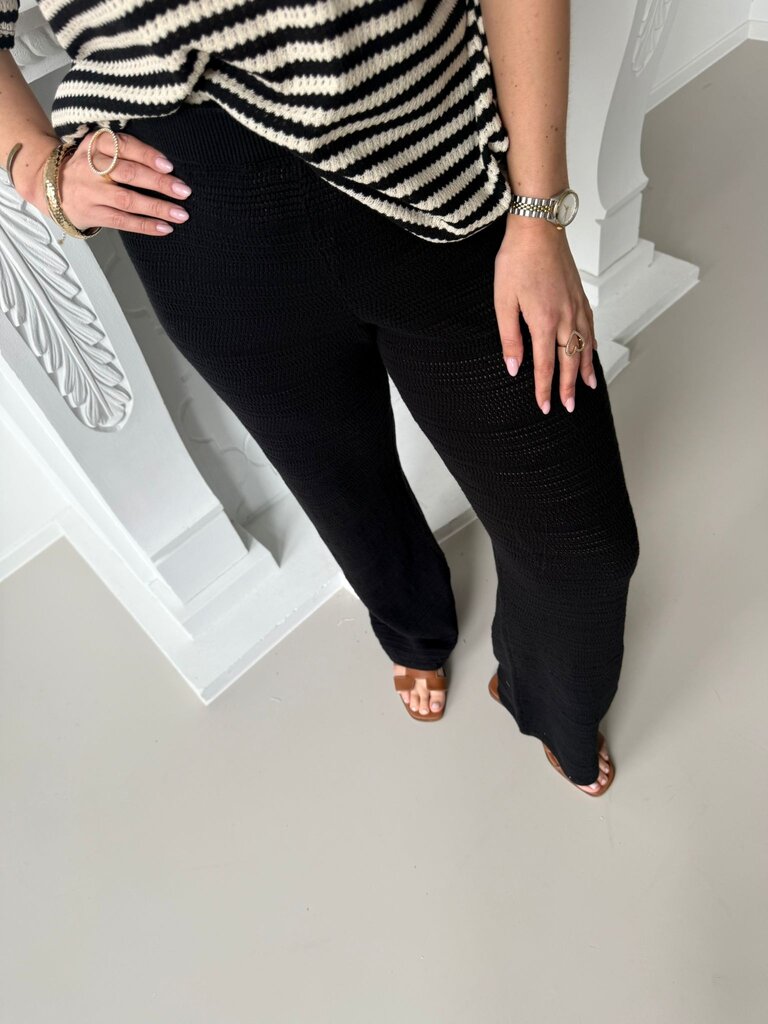 Lilly T-shirt black/white