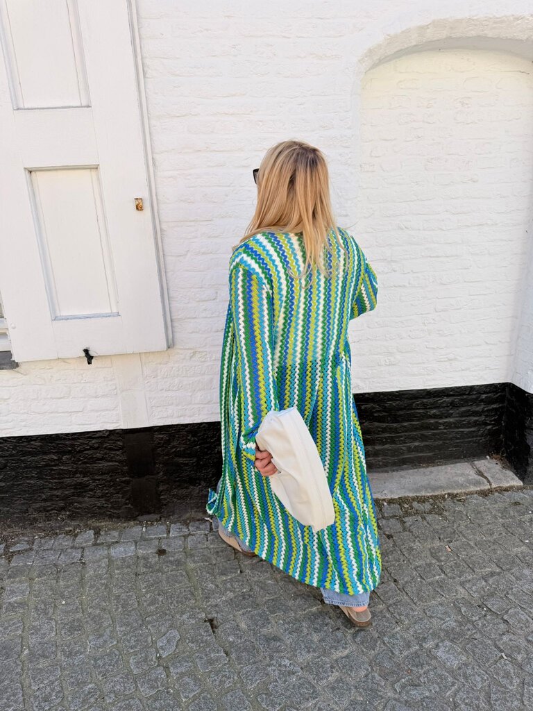 Helena kimono blue/green