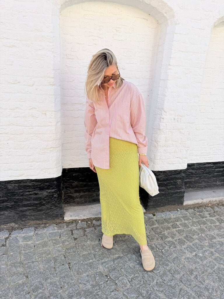 Jamie shirt green/pink