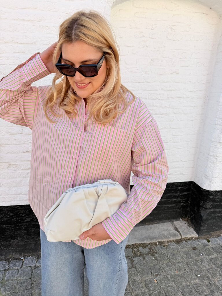 Jamie shirt green/pink