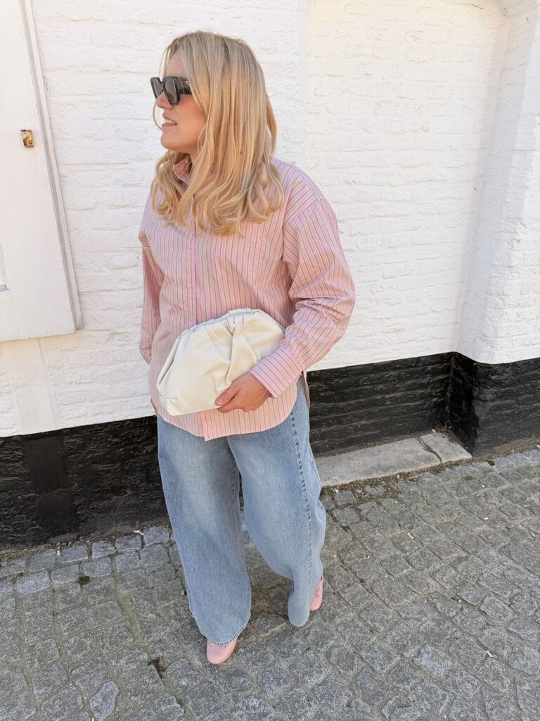 Jamie shirt green/pink