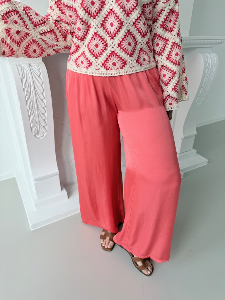Celine pantalon koraal TU