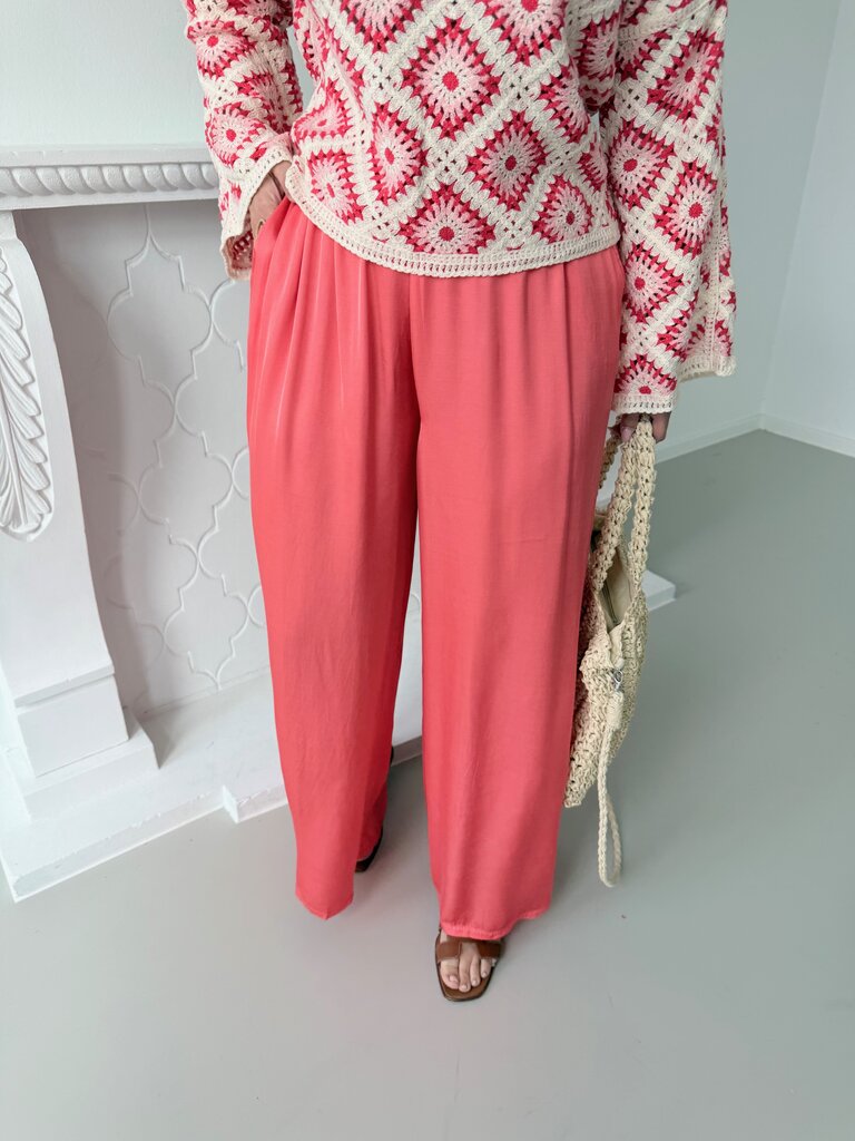 Celine pantalon koraal TU