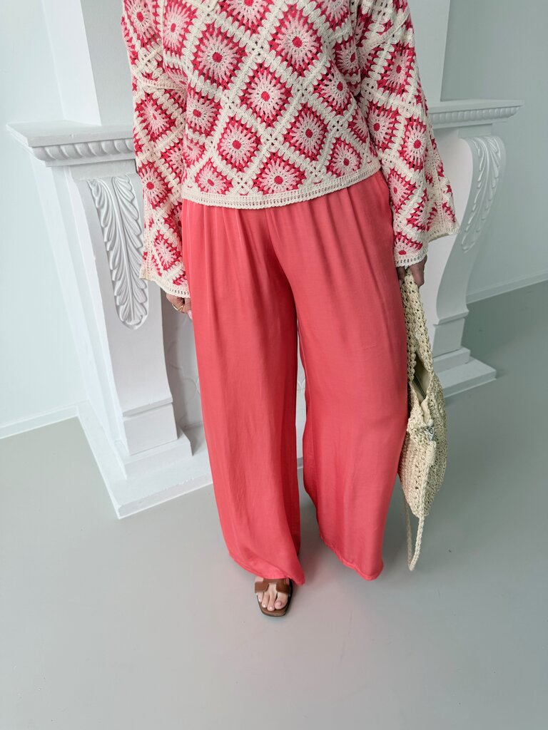 Celine pantalon koraal TU