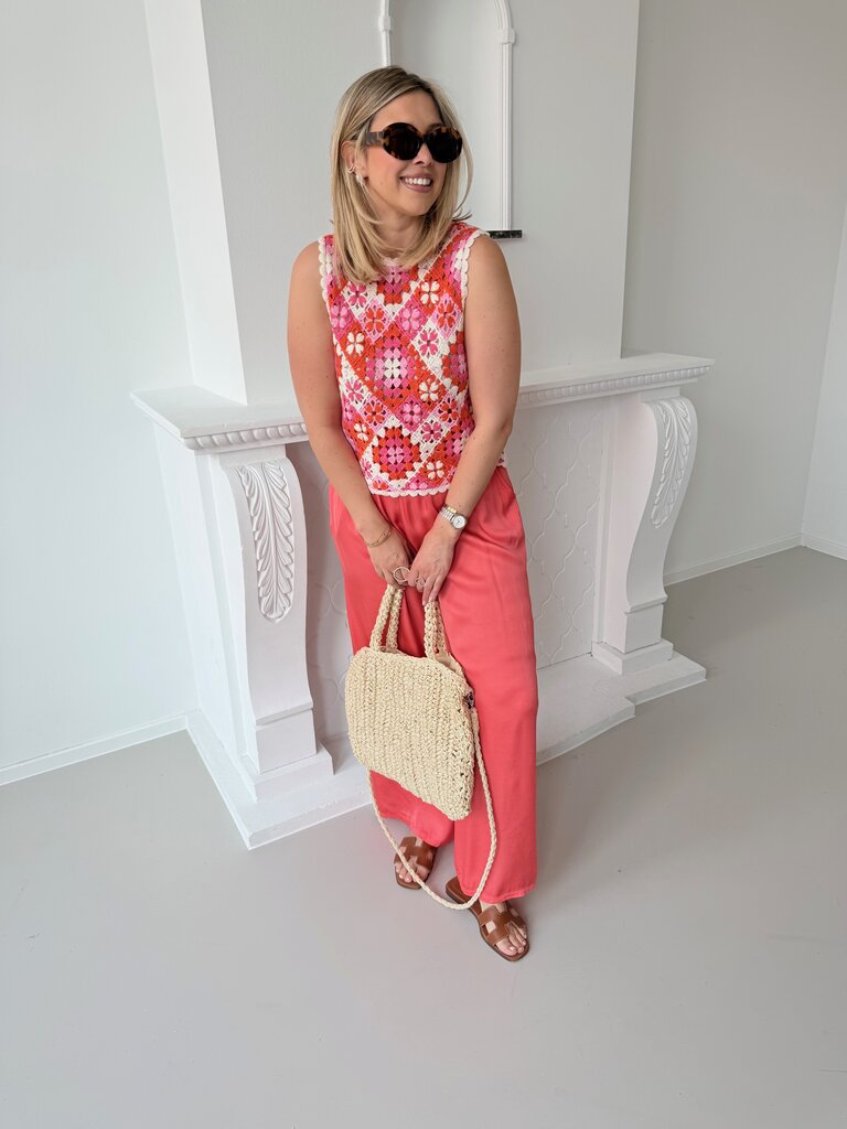 Celine pantalon koraal TU