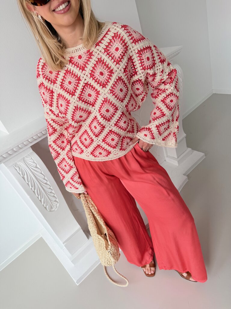 Celine pantalon koraal TU