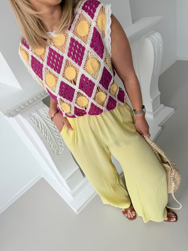 Livy pantalon yellow