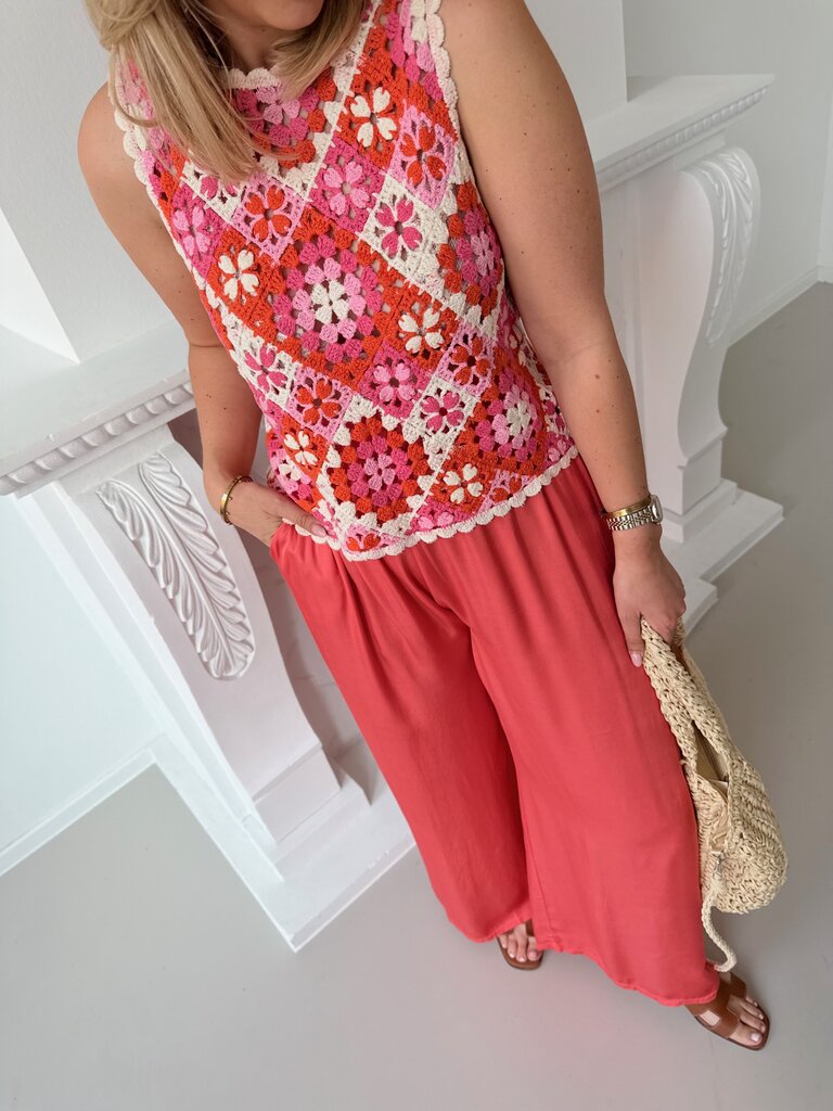 Irene top pink/orange