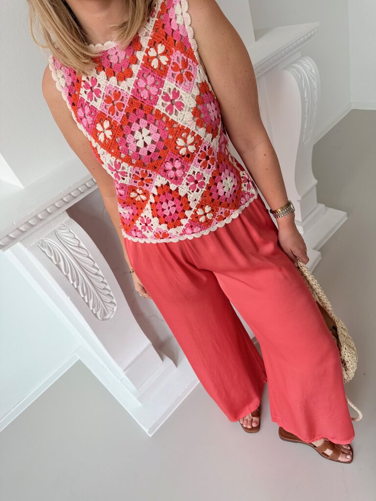 Irene top pink/orange