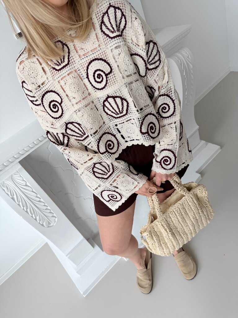 Sea shell top ecru