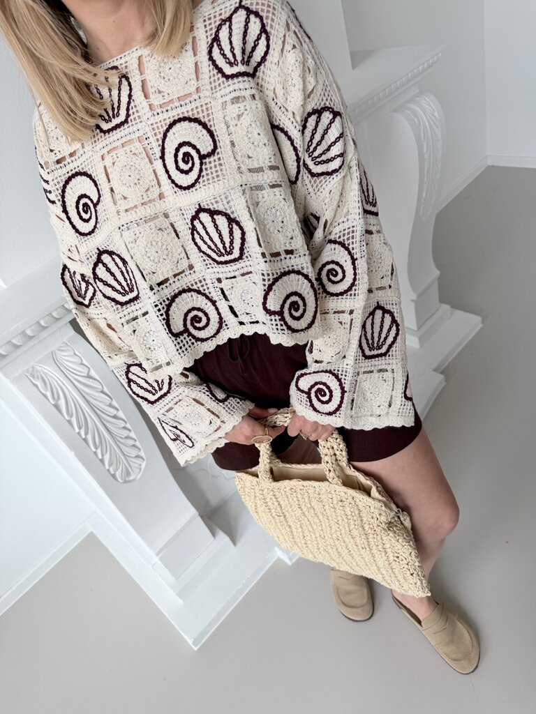 Sea shell top ecru
