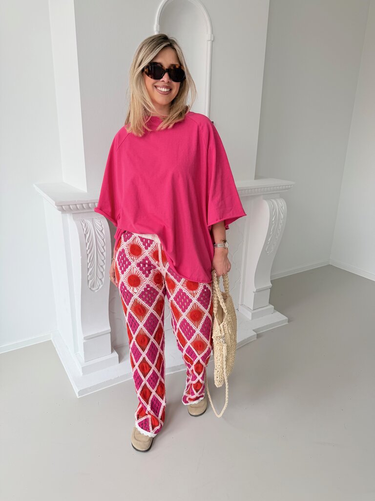 PRE-ORDER Juliette t-shirt fuchsia (verzending 12/5)