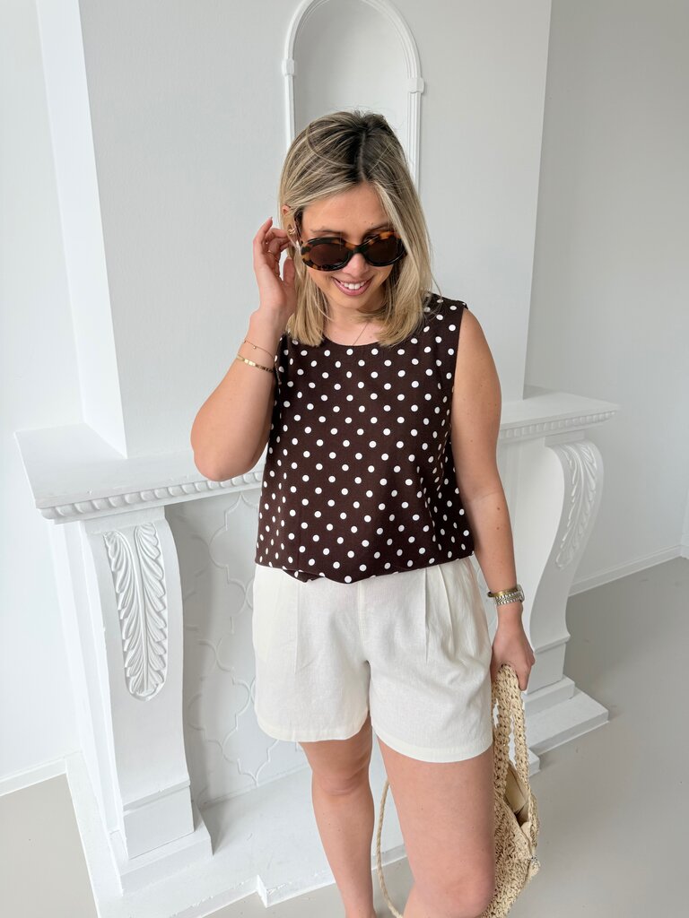 Lavisco top brown