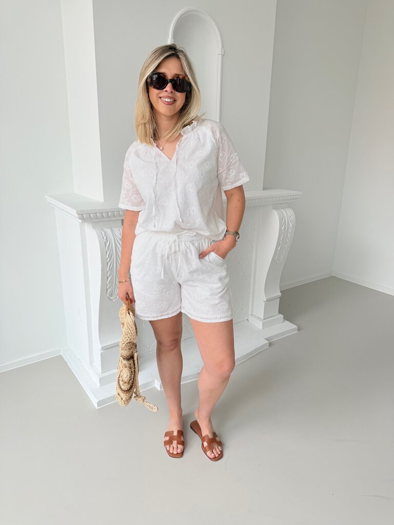 Idena short white