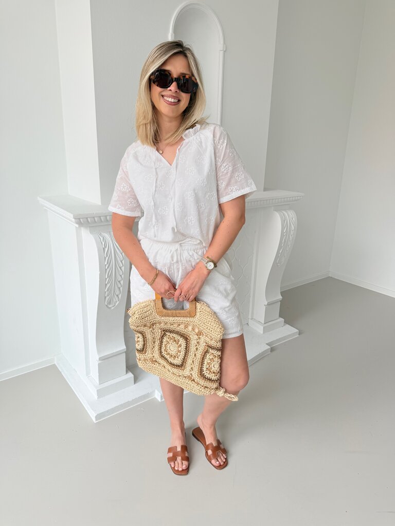 Idena blouse white