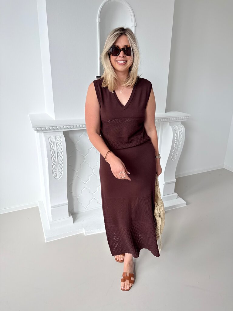 Lucky skirt brown