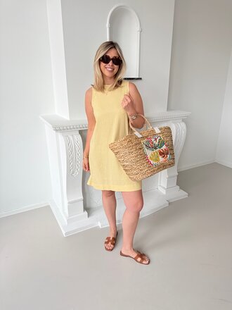 Almira dress yellow