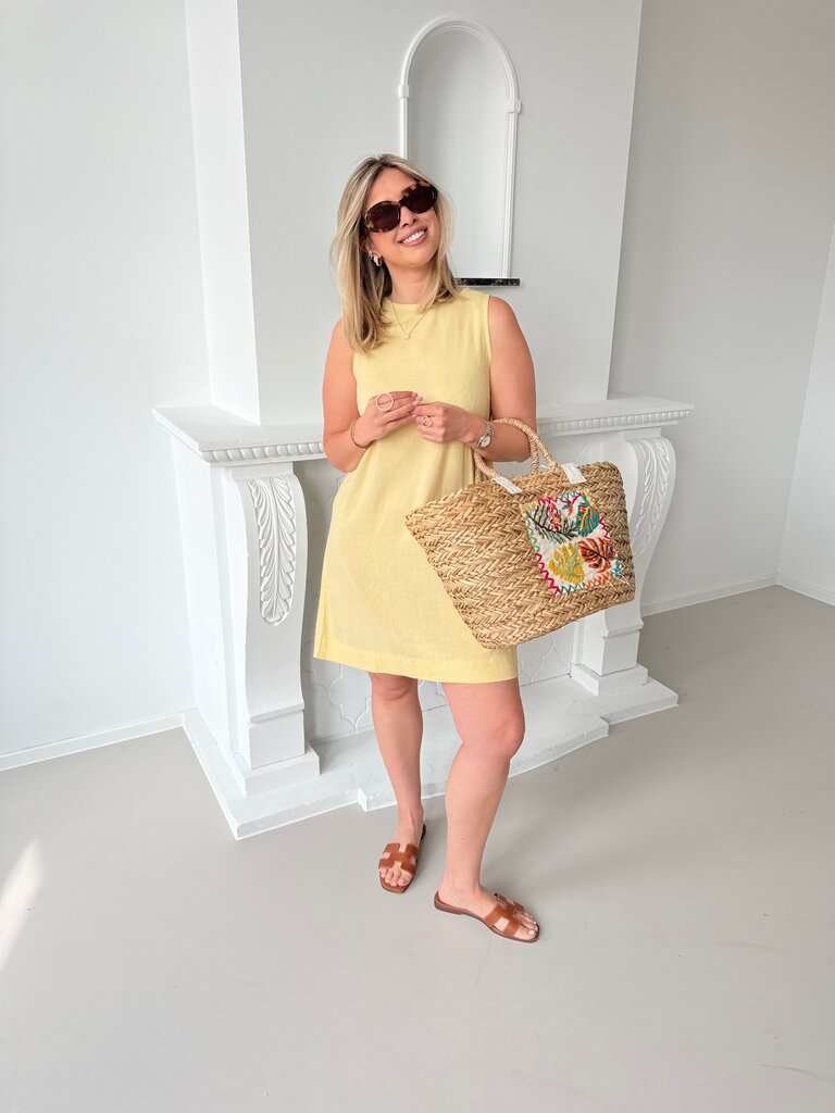 Almira dress yellow