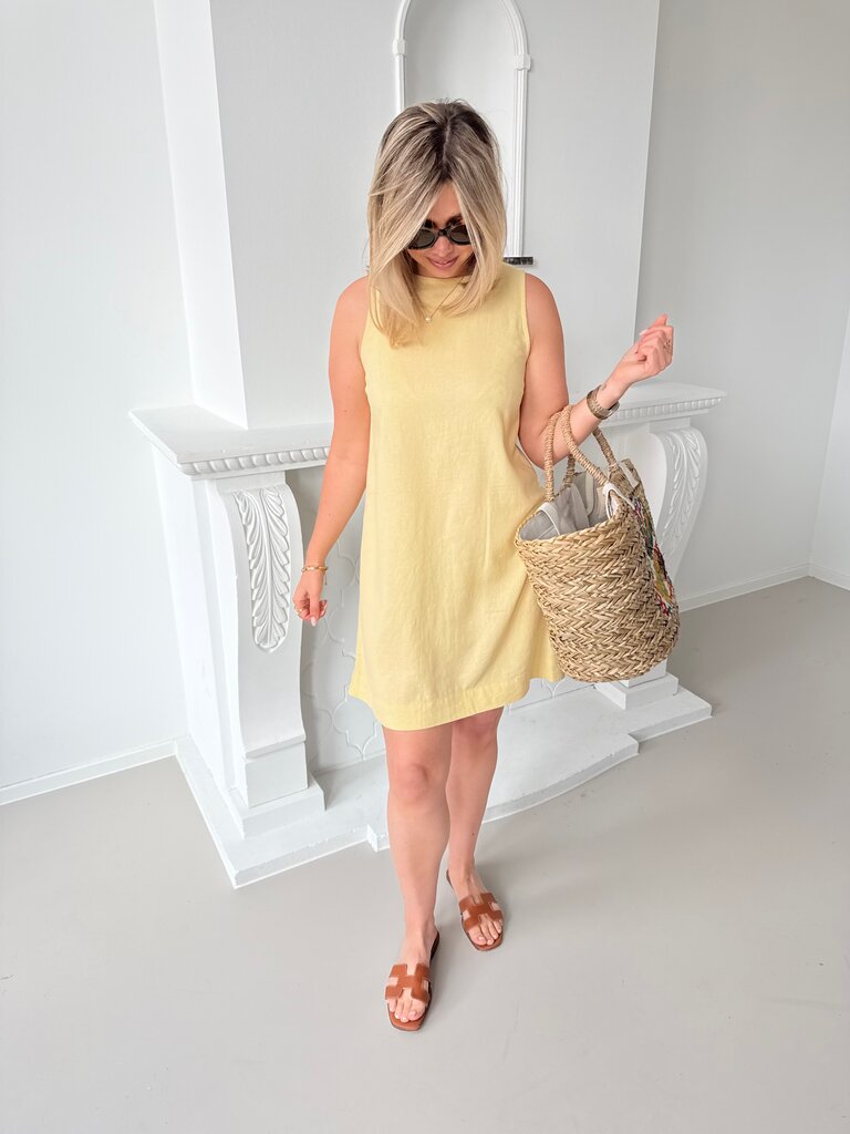 Almira dress yellow