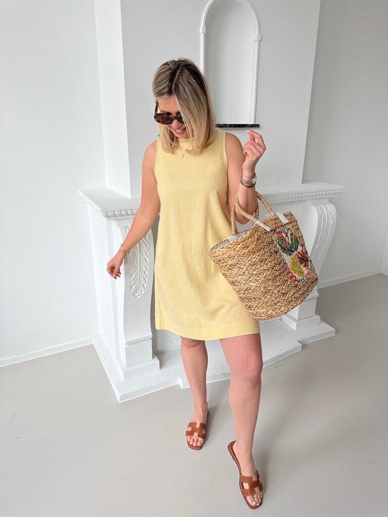 Almira dress yellow