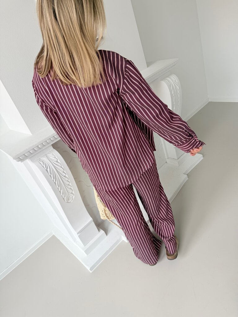 Meldola shirt burgundy