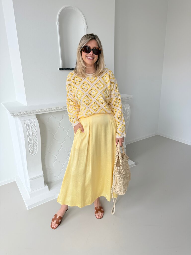 Dove skirt golden haze