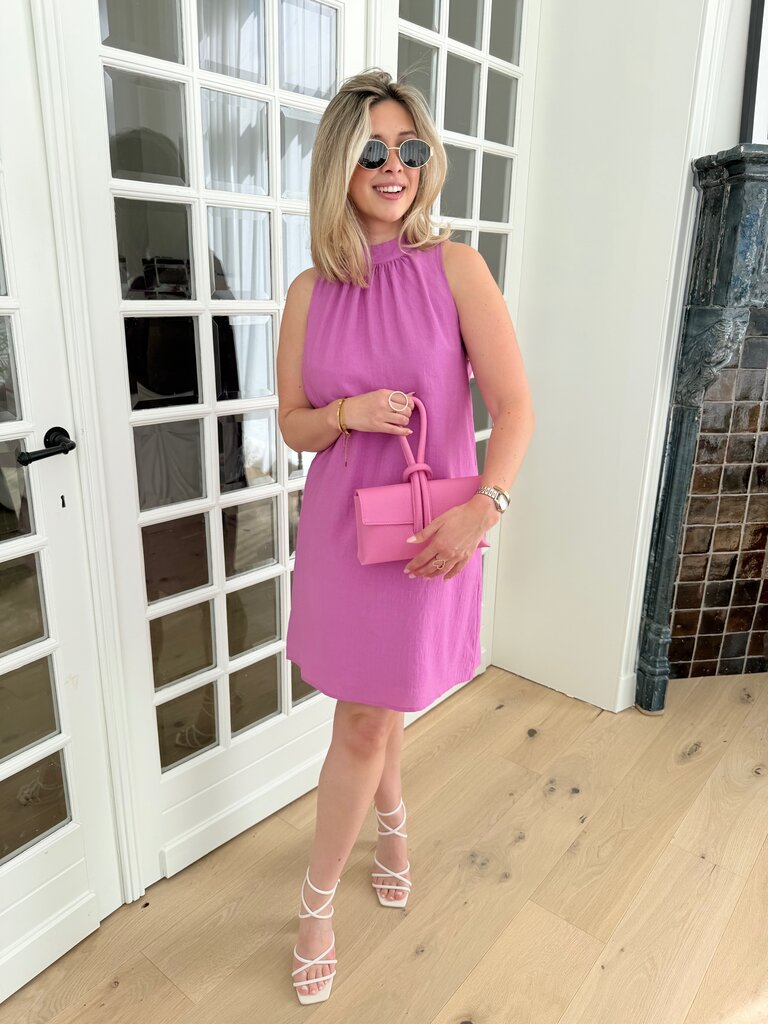 Nyla dress pink purple