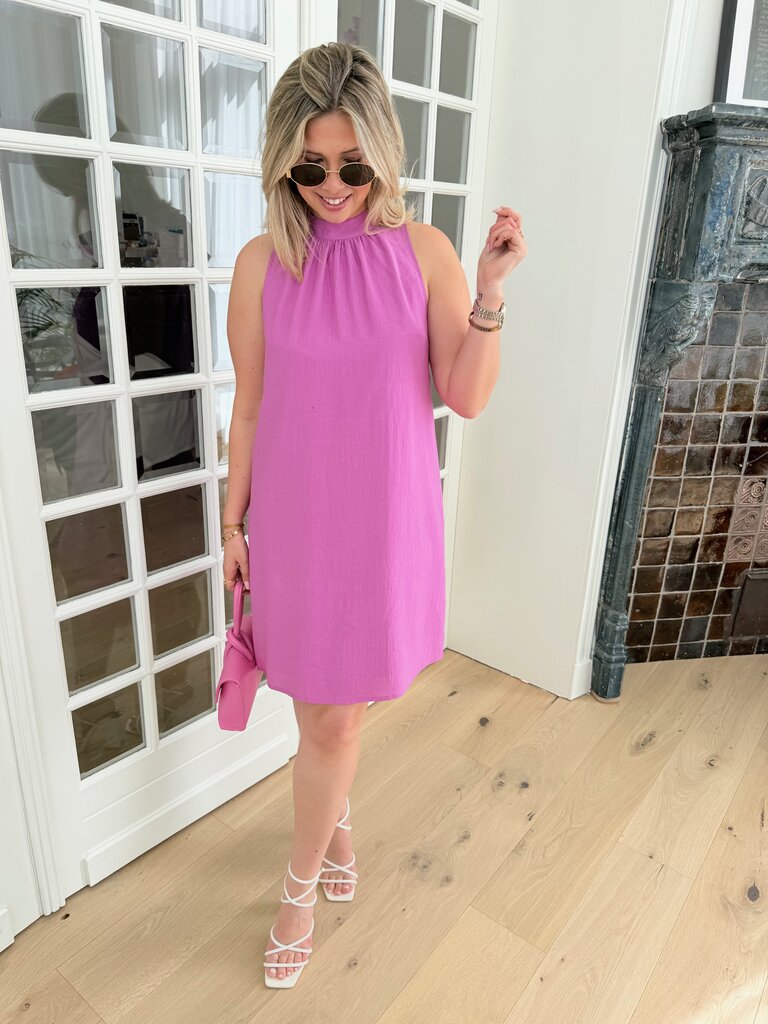 Nyla dress pink purple