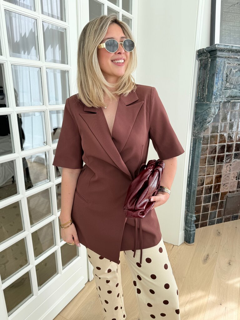 Lucille blazer brown