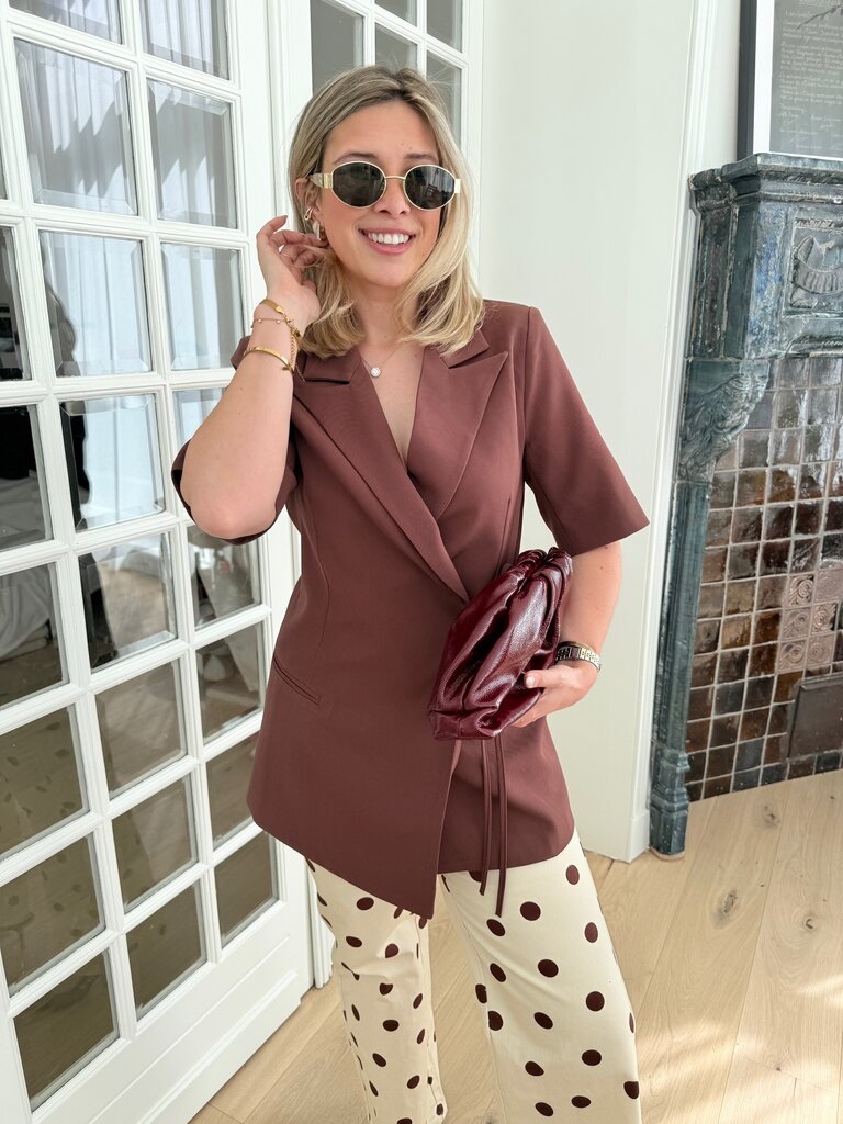 Lucille blazer brown