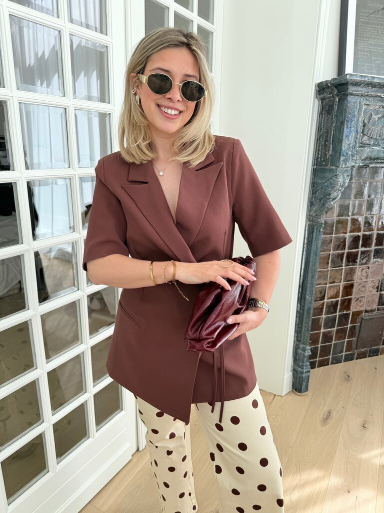 Lucille blazer brown