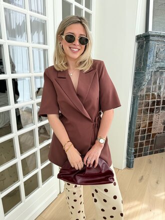 Lucille blazer brown