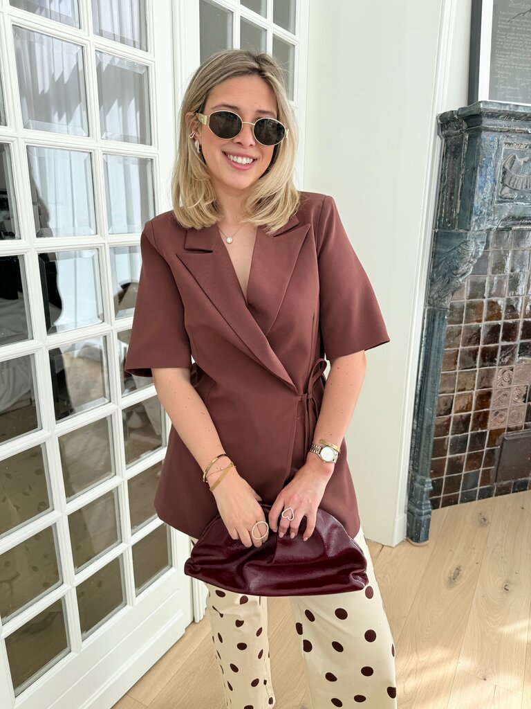 Lucille blazer brown