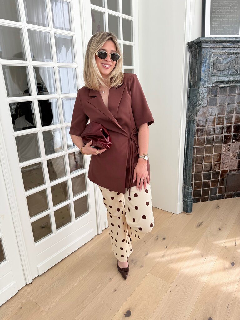 Lucille blazer brown