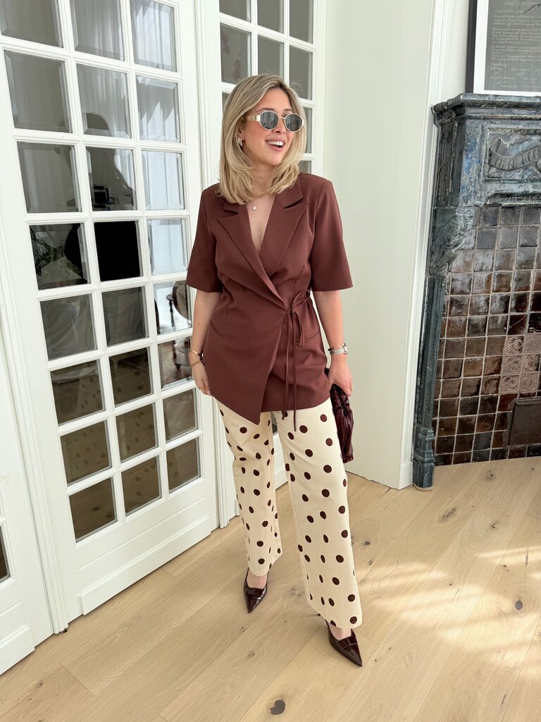 Lucille blazer brown