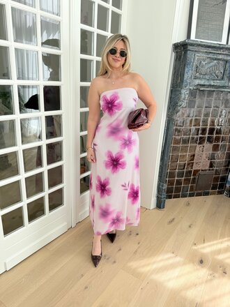 Emmeline dress pink flower
