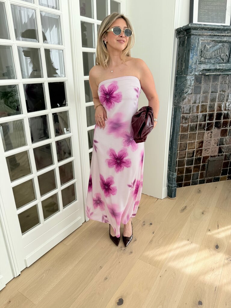 Emmeline dress pink flower