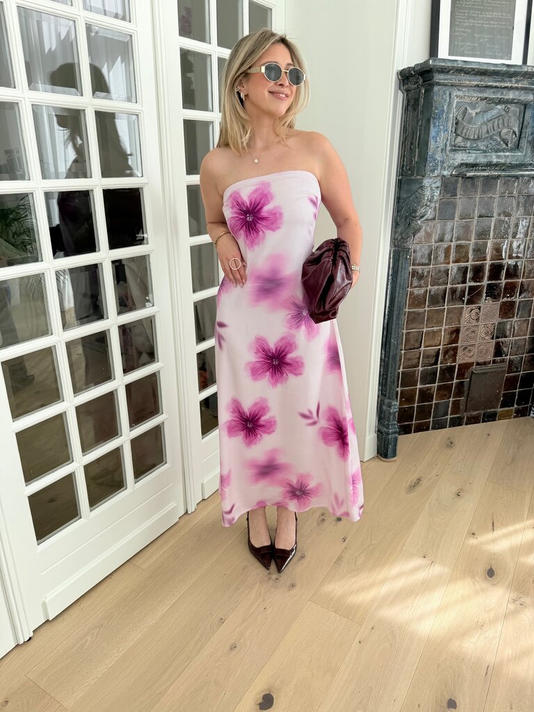 Emmeline dress pink flower