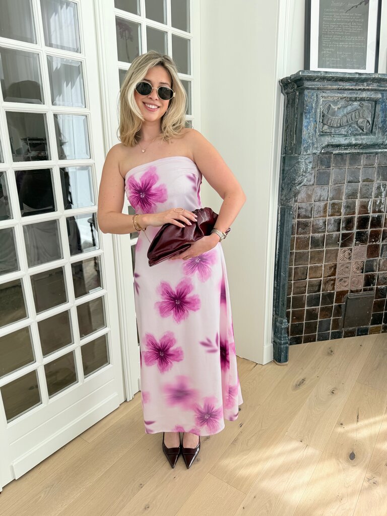Emmeline dress pink flower