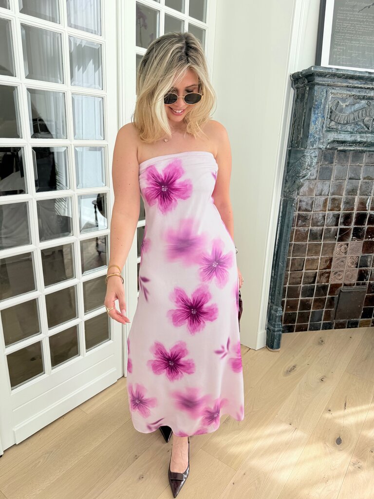 Emmeline dress pink flower