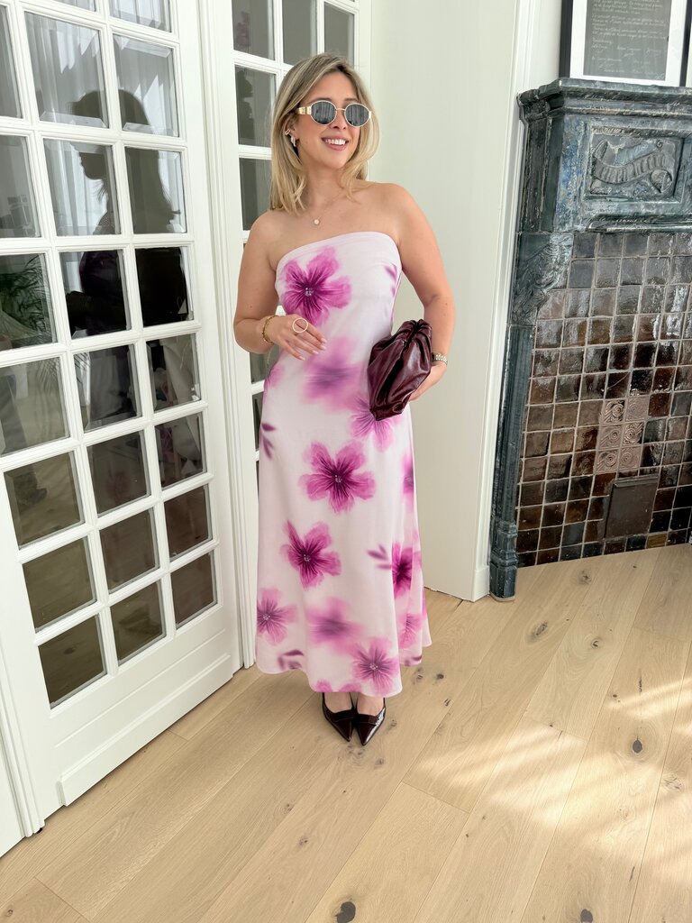 Emmeline dress pink flower
