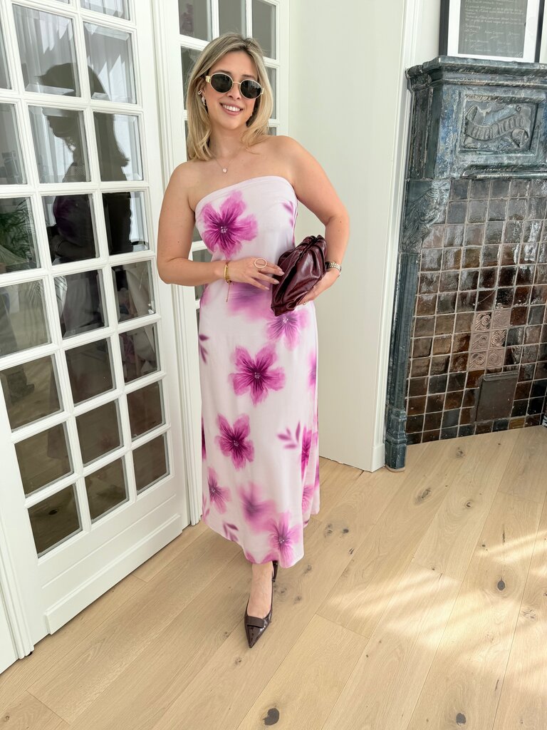 Emmeline dress pink flower