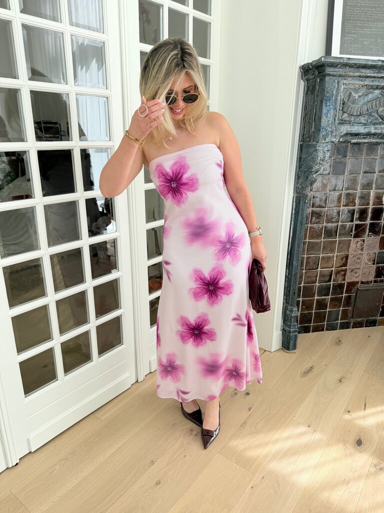 Emmeline dress pink flower