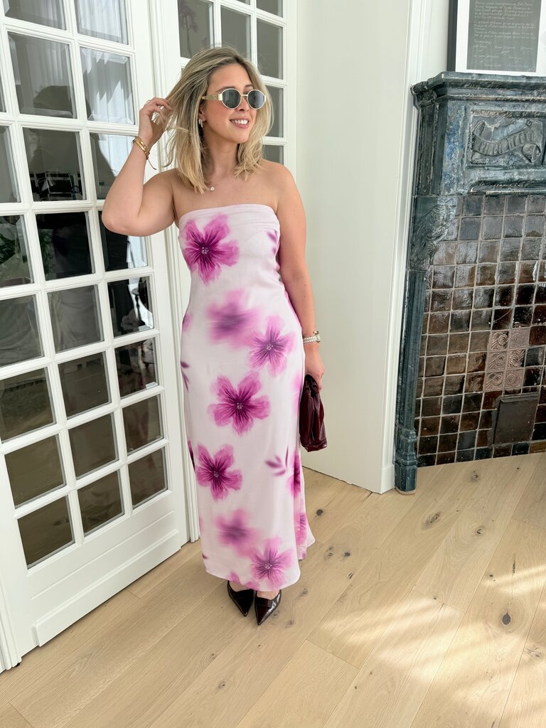 Emmeline dress pink flower