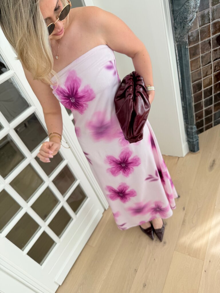 Emmeline dress pink flower