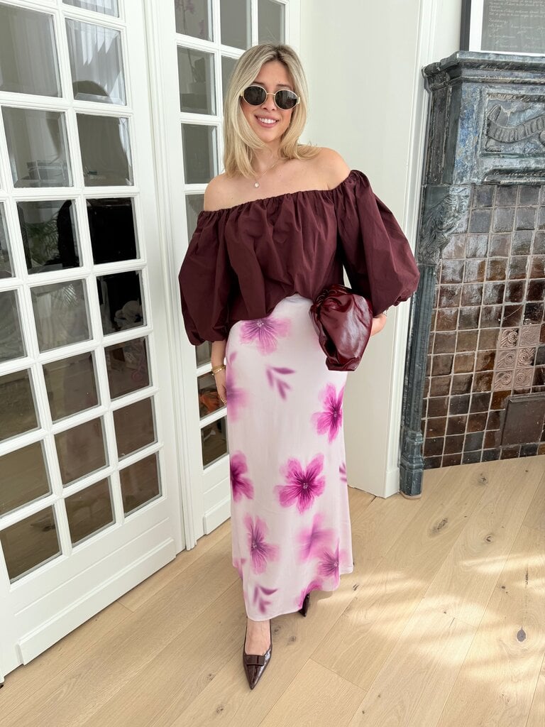 Mercie skirt pink flower